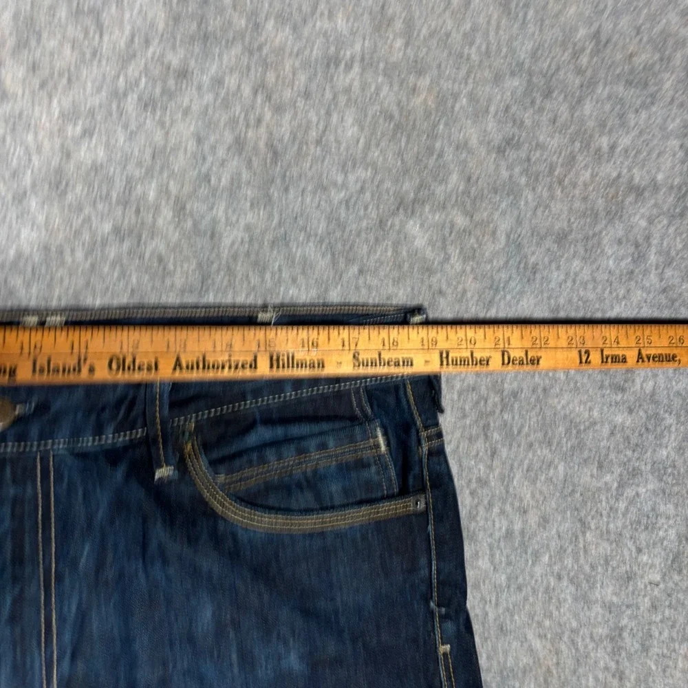 Levi's 527 Bootcut Jeans Marbled Mens 38x30 Blue Indigo Slim Fit Denim Pants
